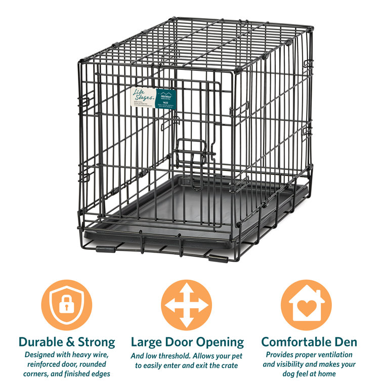 MidWest Homes for Pets Life Stage Single Door Dog Crate Reviews